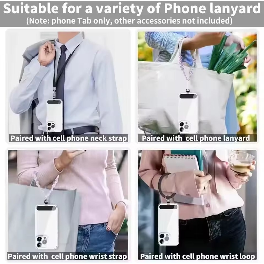 Universal Detachable Nylon Phone Lanyard Strap With AntiLost Gasket And Tether Pad 4