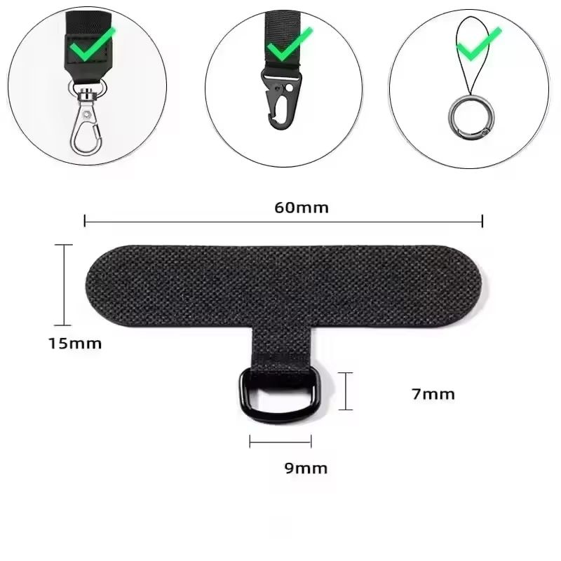 Universal Detachable Nylon Phone Lanyard Strap With AntiLost Gasket And Tether Pad 5