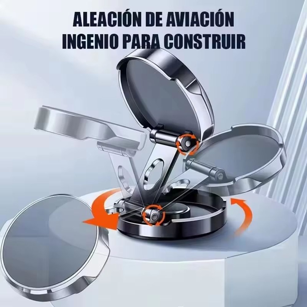 Magnetic Foldable 720 Rotating Mobile Phone Stand Holder For Car Dashboard 1