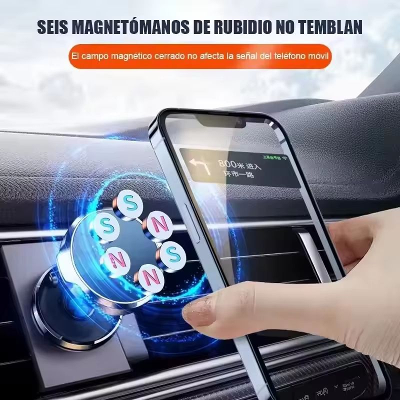 Magnetic Foldable 720 Rotating Mobile Phone Stand Holder For Car Dashboard 3