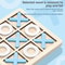 Solid Wooden Tic Tac Toe Board Game For Family Fun 1