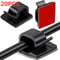 Adhesive Cable Organizer Clips For Wire Management And Protection 9