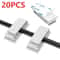 Adhesive Cable Organizer Clips For Wire Management And Protection 16
