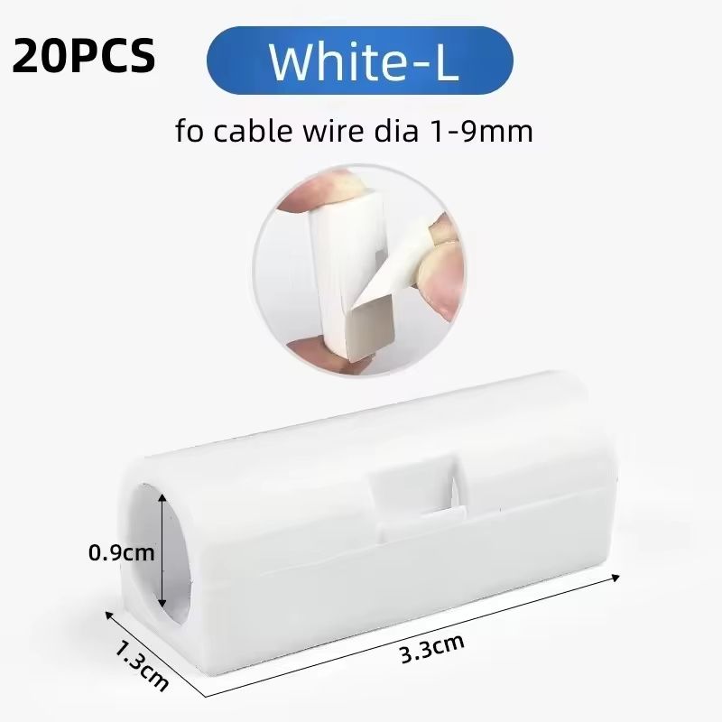 Firm Cable Organizer Buckle Clips 520PCS Wire Management Clamps 11