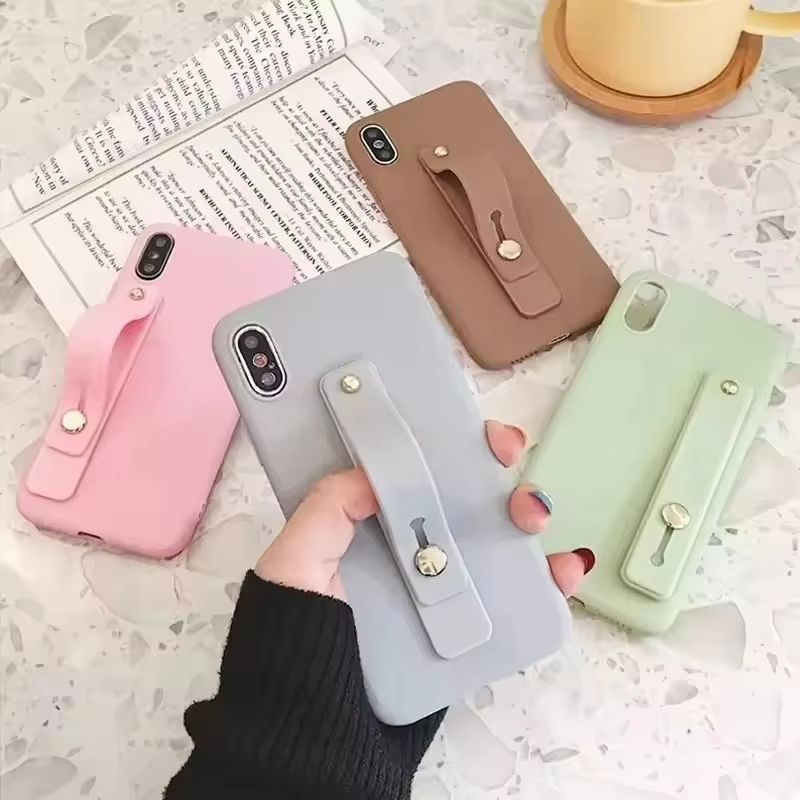 Universal Wrist Band Finger Grip Phone Stand And Holder 3