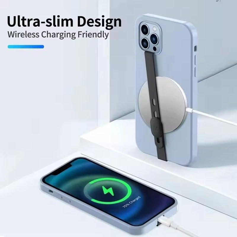 Adjustable Silicone Phone Wrist Strap AntiLoss Hand Band 3