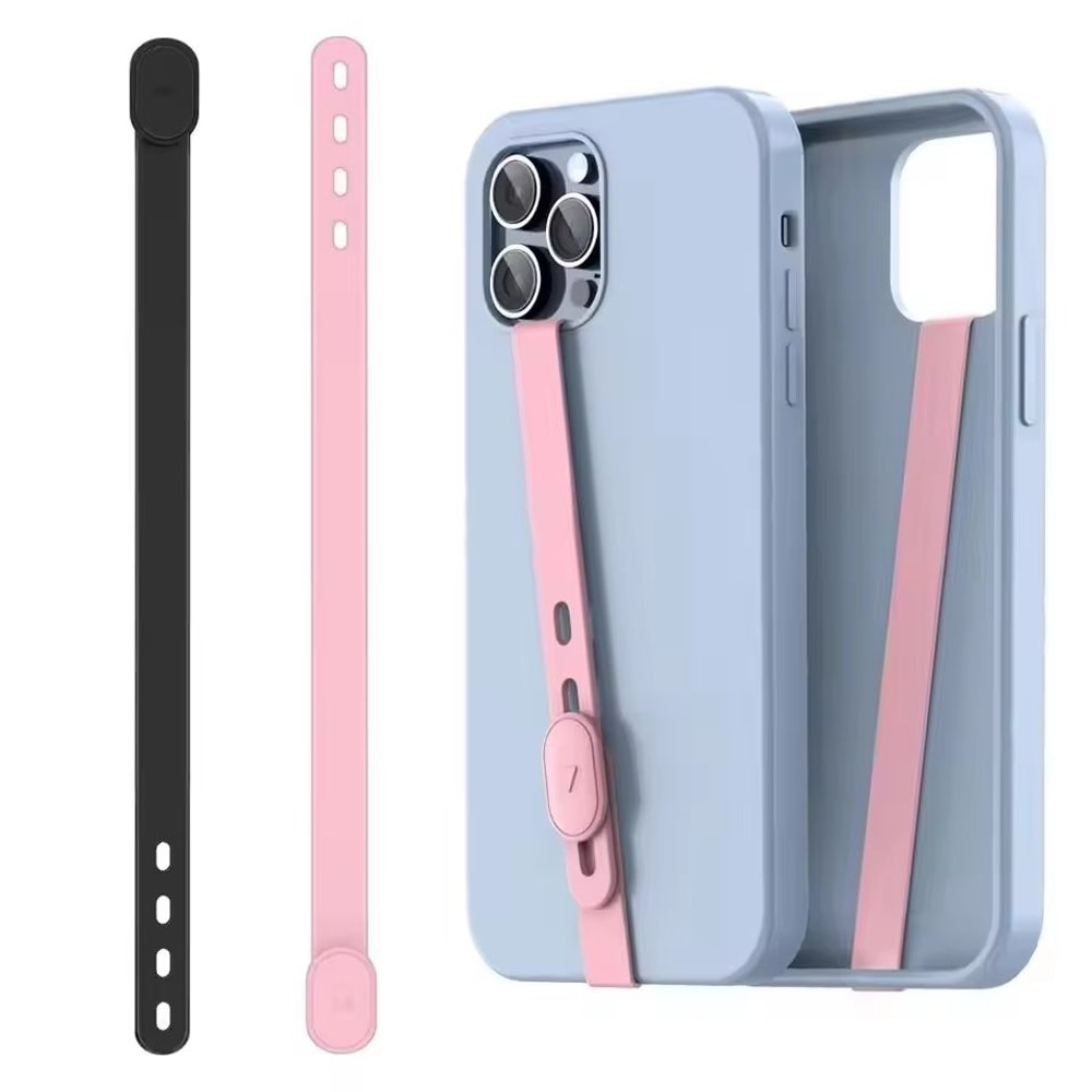 Adjustable Silicone Phone Wrist Strap AntiLoss Hand Band 4
