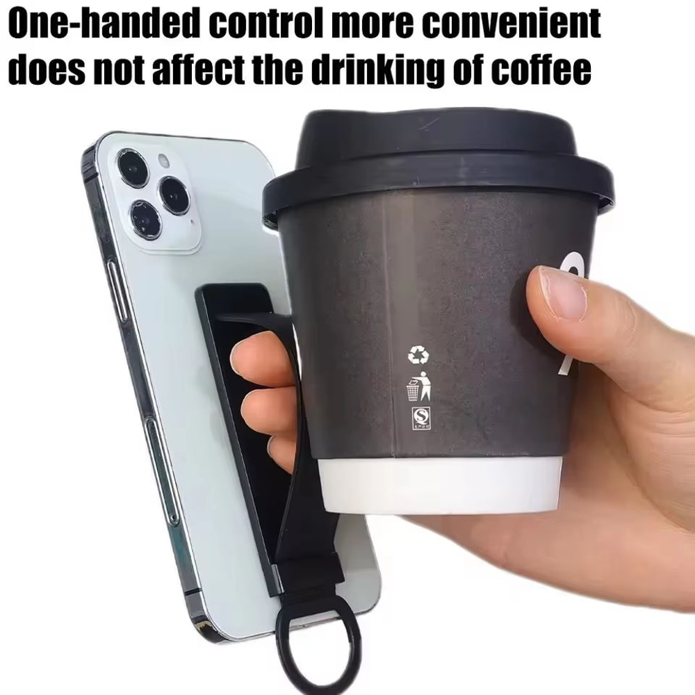 Universal Telescopic Wristband Finger Grip Phone Stand With Invisible Buckle 4