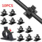 10PCS Adjustable SelfAdhesive Cable Organizer Clips And Wire Tie Mounts 1