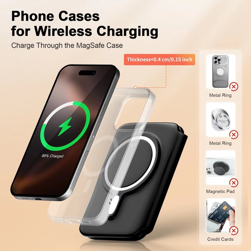 3 In 1 Magnetic Wireless Charging Station Foldable 15W For IPhone Apple Watch And AirPods 5