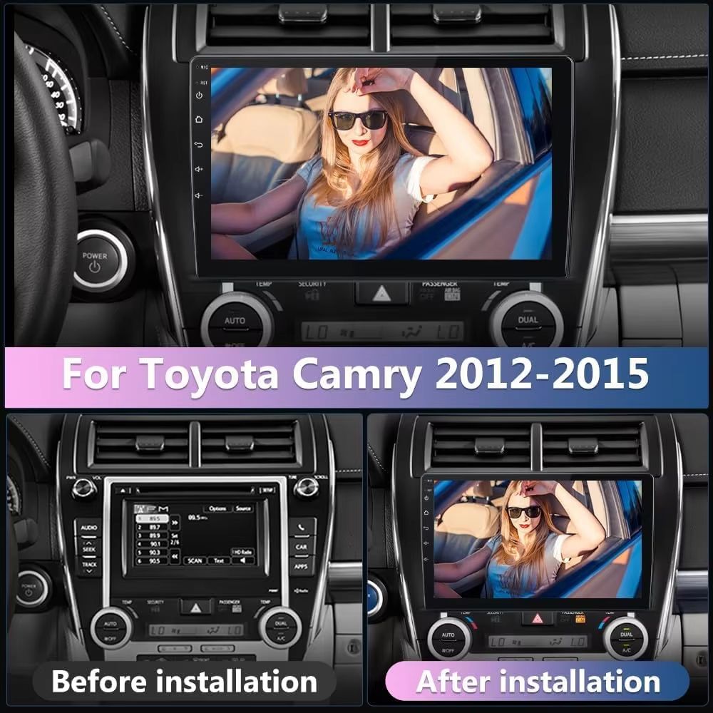 101 Inch Android 13 Car Radio With Wireless CarPlay For Toyota Camry 20122014 GPS Navigation And Ba 1