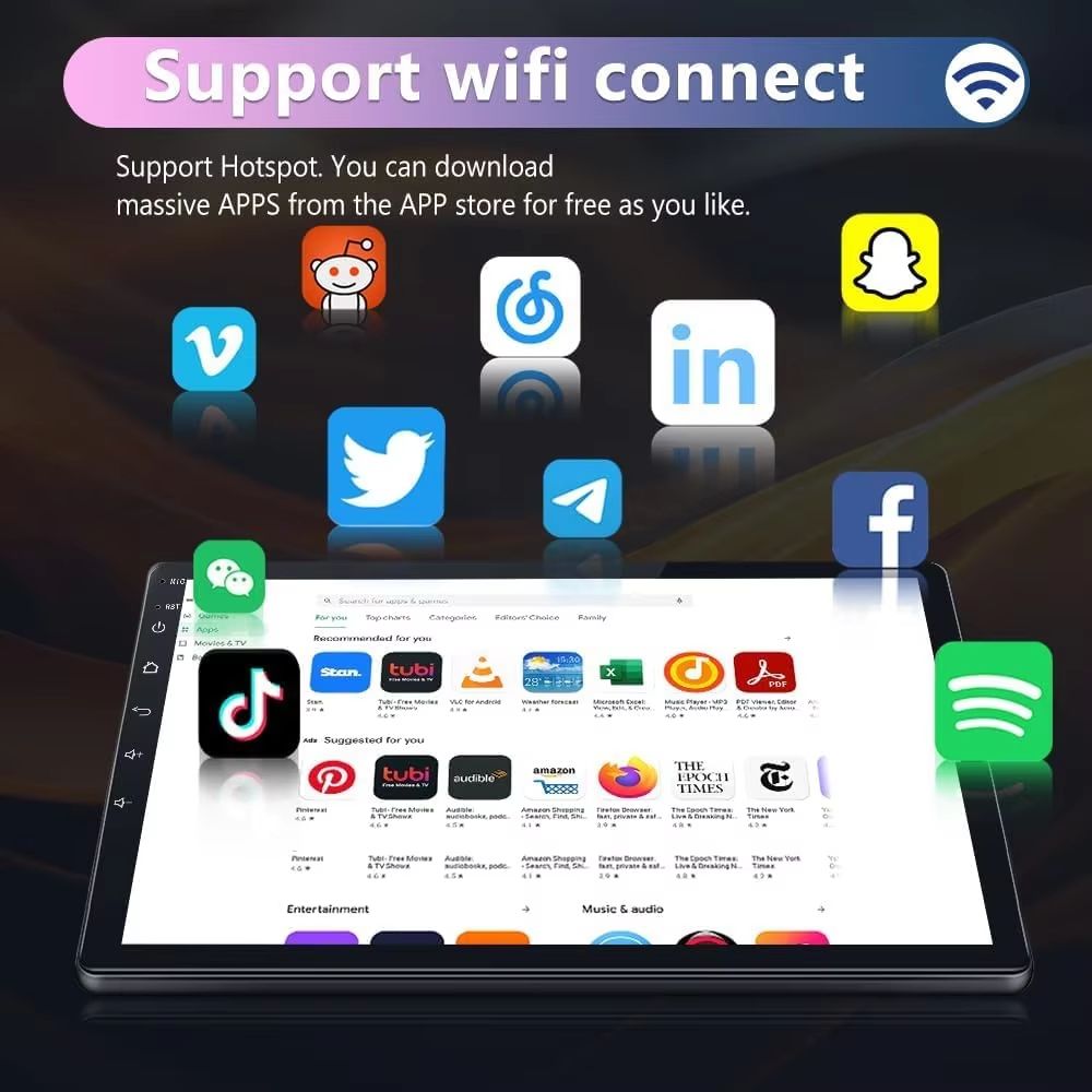 101 Inch Android 13 Car Radio With Wireless CarPlay For Toyota Camry 20122014 GPS Navigation And Ba 4