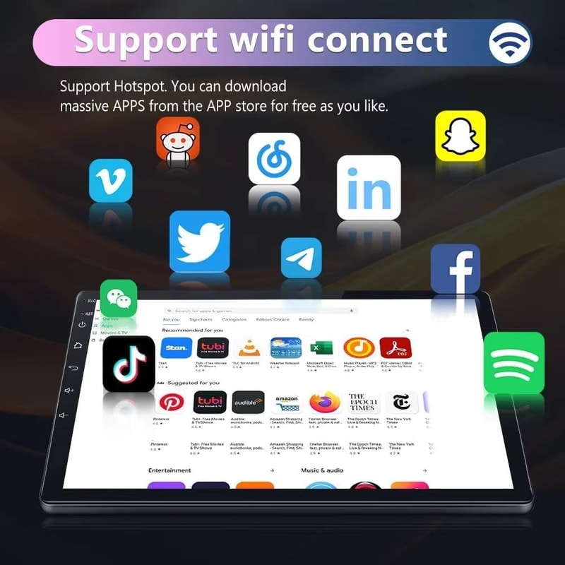 101 Inch Android 13 Car Radio With Wireless CarPlay For Toyota Camry 20122014 GPS Navigation And Ba 4