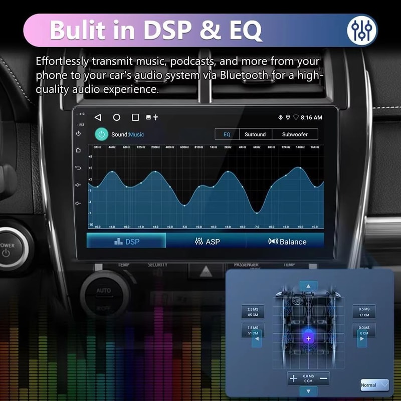 101 Inch Android 13 Car Radio With Wireless CarPlay For Toyota Camry 20122014 GPS Navigation And Ba 5