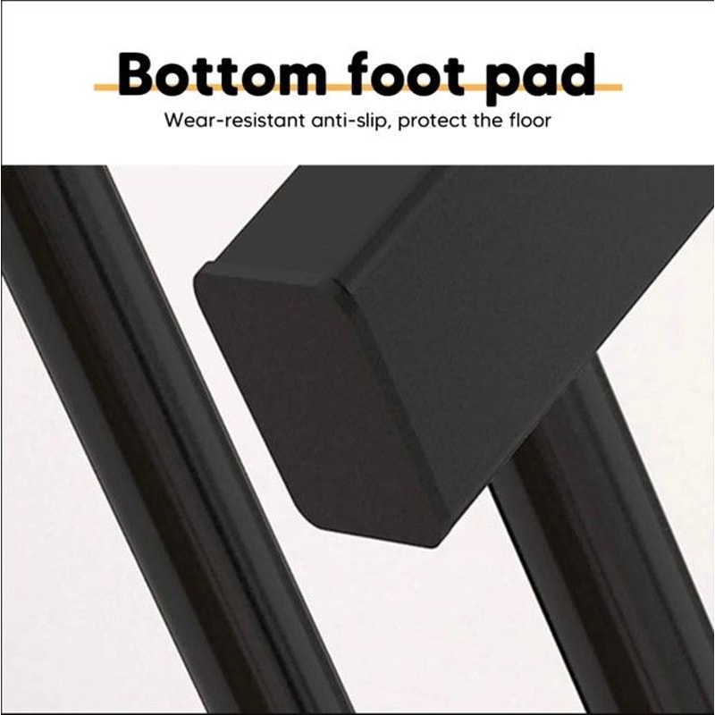 Heavy Duty Double Rod Clothes Rack With Shelves Metal Garment Rack Closet Organizer 5