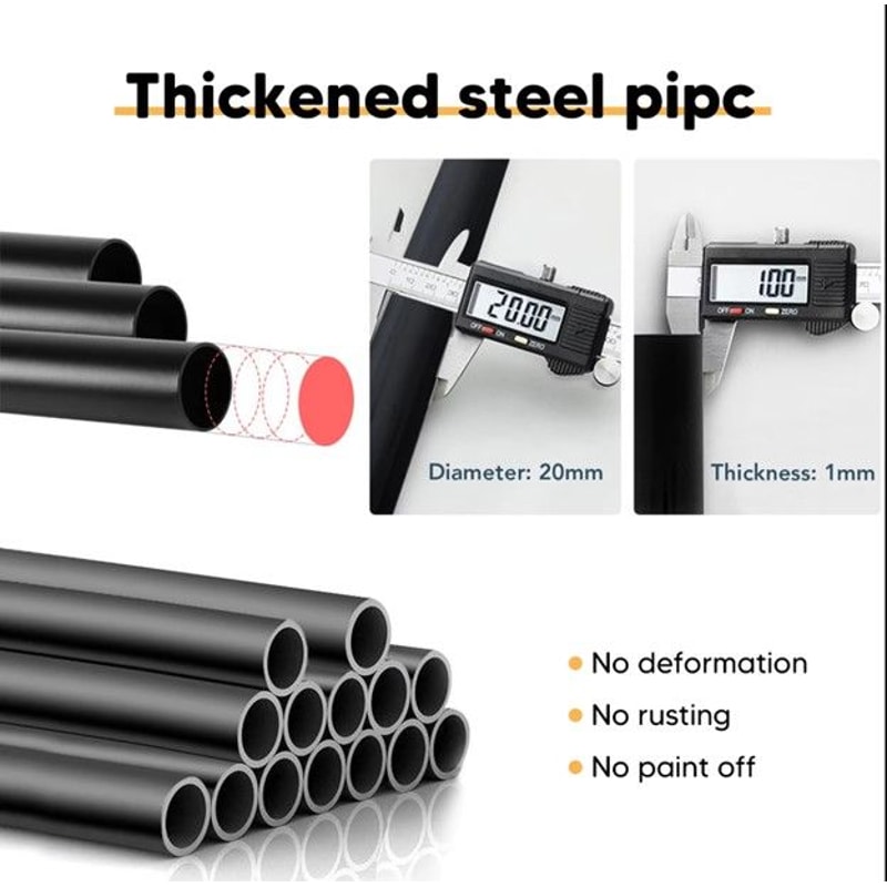 Heavy Duty Double Rod Clothes Rack With Shelves Metal Garment Rack Closet Organizer 4