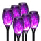 Solar Flame Torch Lights 4 To 12 Pack Waterproof Flickering Torch Stakes For Garden Path Yard And P 17