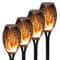 Solar Flame Torch Lights 4 To 12 Pack Waterproof Flickering Torch Stakes For Garden Path Yard And P 6