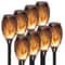 Solar Flame Torch Lights 4 To 12 Pack Waterproof Flickering Torch Stakes For Garden Path Yard And P 8
