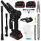 2 In 1 Cordless Pole Saw And Mini Chainsaw 24V With Retractable Extension Rod And Two Batteries 4 T 1