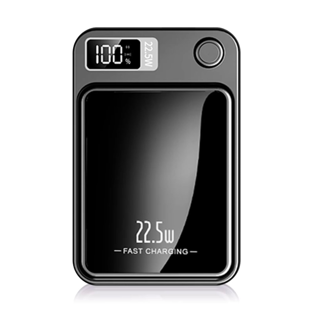 5000mAh Magnetic Power Bank 225W Fast Charging Portable Wireless Charger With Type C Cable For IPho 8