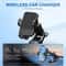 15W Wireless Car Charger Phone Holder Auto Clamping Fast Charge Car Mount For IPhone And Samsung 1