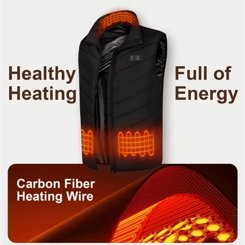 Womens Heated Vest With 5in1 Smart Controller LightsOut Design Battery Not Included 3