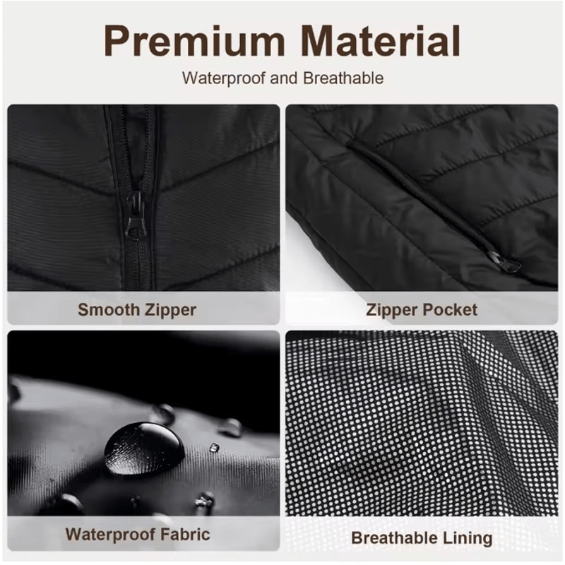 Womens Heated Vest With 5in1 Smart Controller LightsOut Design Battery Not Included 5