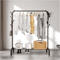 Multifunctional Clothing Rack For Hanging Clothes With Shoe Shelves Coat Garment Rack Organizer For 0