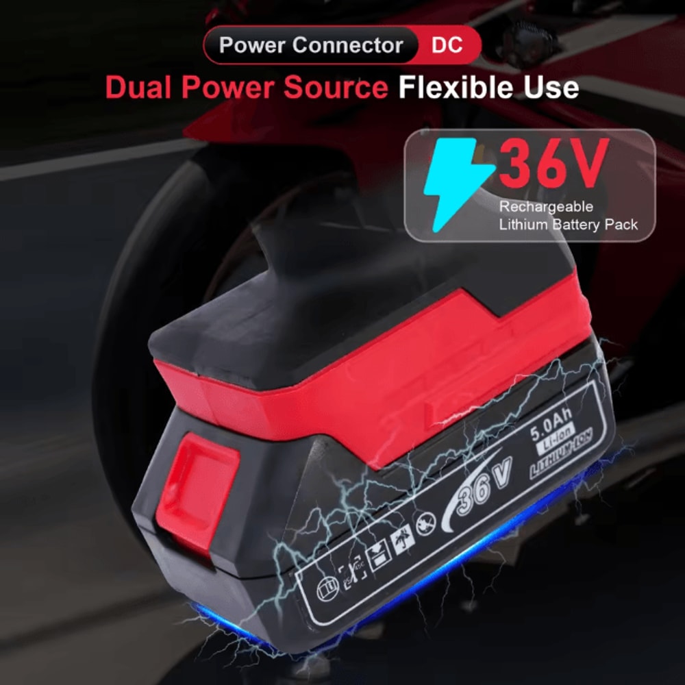 20V Portable Air Compressor Digital Tire Inflator With 12V Car Adapter For Car Motorcycle Bicycle A 3