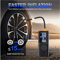 Portable 12V High Power Car Tire Inflator With Digital Gauge LED Light And Power Bank 2
