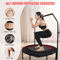 48Inch Foldable Fitness Trampoline Rebounder With Adjustable Handrail For Indoor And Outdoor Workou 2