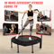 48Inch Foldable Fitness Trampoline Rebounder With Adjustable Handrail For Indoor And Outdoor Workou 3