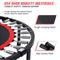 48Inch Foldable Fitness Trampoline Rebounder With Adjustable Handrail For Indoor And Outdoor Workou 5
