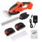 390W 24V Cordless Hedge Trimmer And Grass Cutter 2in1 With Dual Batteries And Charger 6