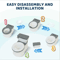 Portable Toddler Potty Training Toilet Seat With Removable Bowl Easy To Clean 5
