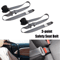 3Point Retractable Automatic Car Safety Belt Kit With Adjustable Shoulder Strap For Sedan Truck Bus 2