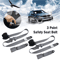 3Point Retractable Automatic Car Safety Belt Kit With Adjustable Shoulder Strap For Sedan Truck Bus 4
