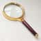 Handheld Metal 50x HighDefinition Magnifying Glass Metal Frame Magnifier For Reading Scientific Ex