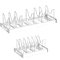 Expandable Utensil And Cookware Storage Rack With 12 Adjustable Shelves For Kitchen Cabinets 1