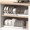 Expandable Utensil And Cookware Storage Rack With 12 Adjustable Shelves For Kitchen Cabinets 5