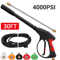 Premium HighPressure Washer Gun With Power Washer Spray Wand And 5 Quick Connect Nozzles 0