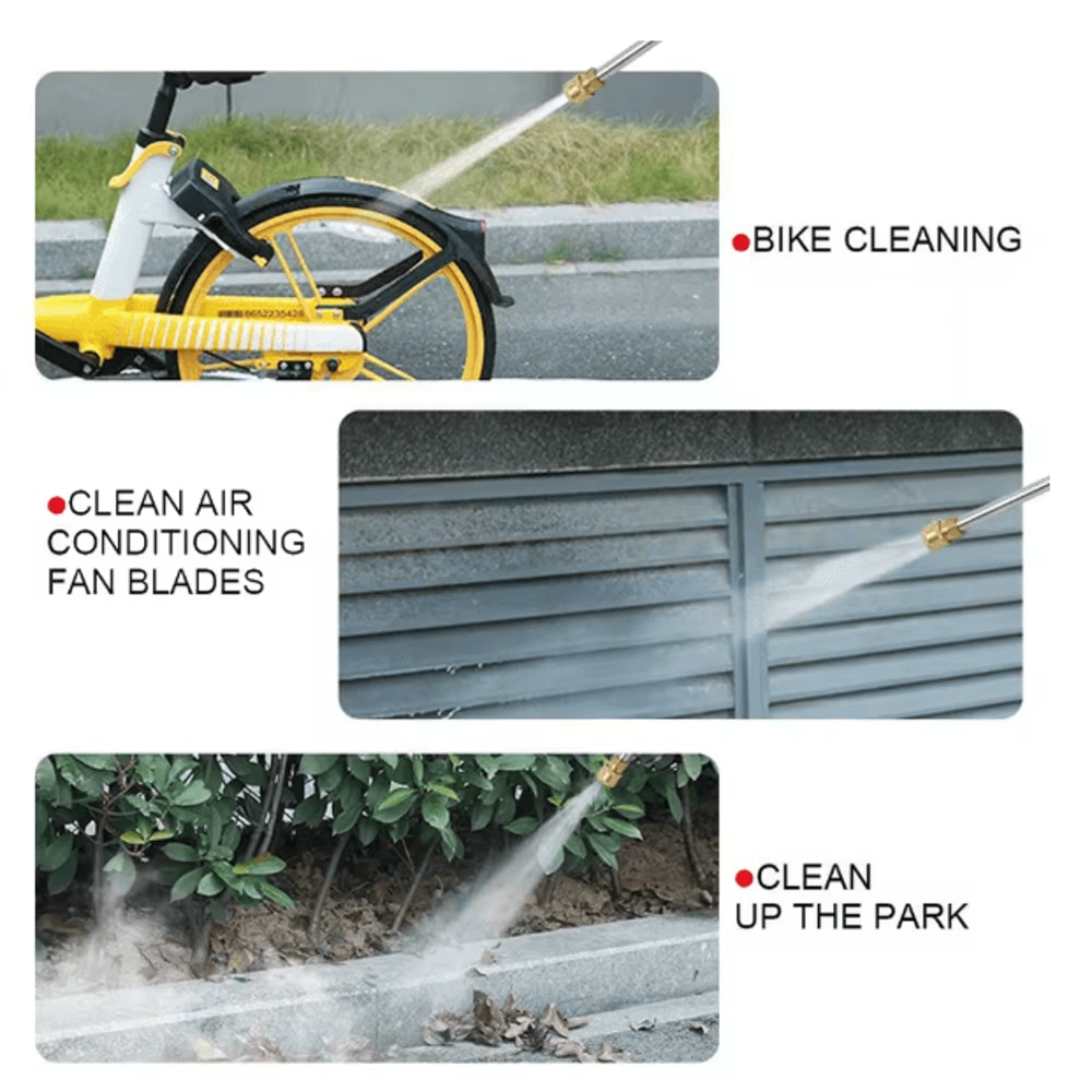 Premium HighPressure Washer Gun With Power Washer Spray Wand And 5 Quick Connect Nozzles 1