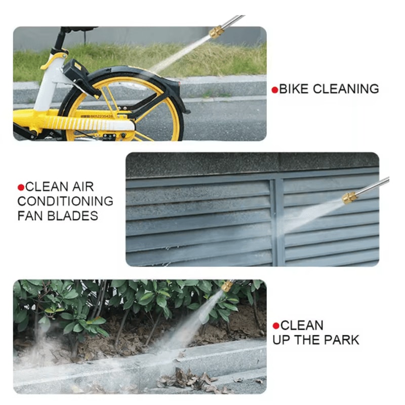 Premium HighPressure Washer Gun With Power Washer Spray Wand And 5 Quick Connect Nozzles 1