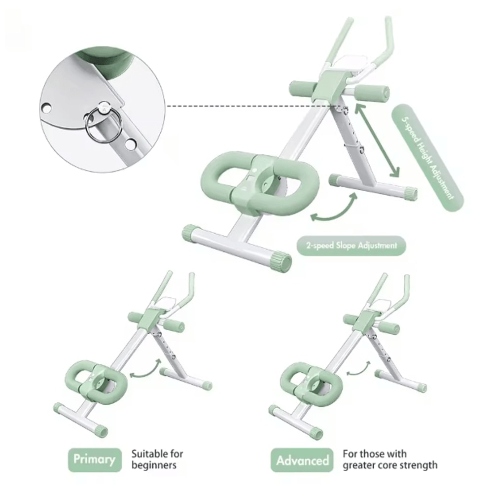 Adjustable Folding Ab Workout Machine Crunch Trainer For Core And Full Body Home Workouts 1