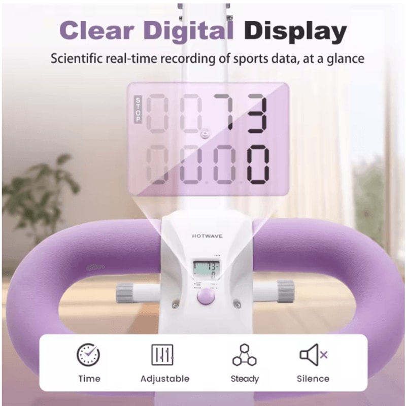 Adjustable Folding Ab Workout Machine Crunch Trainer For Core And Full Body Home Workouts 4