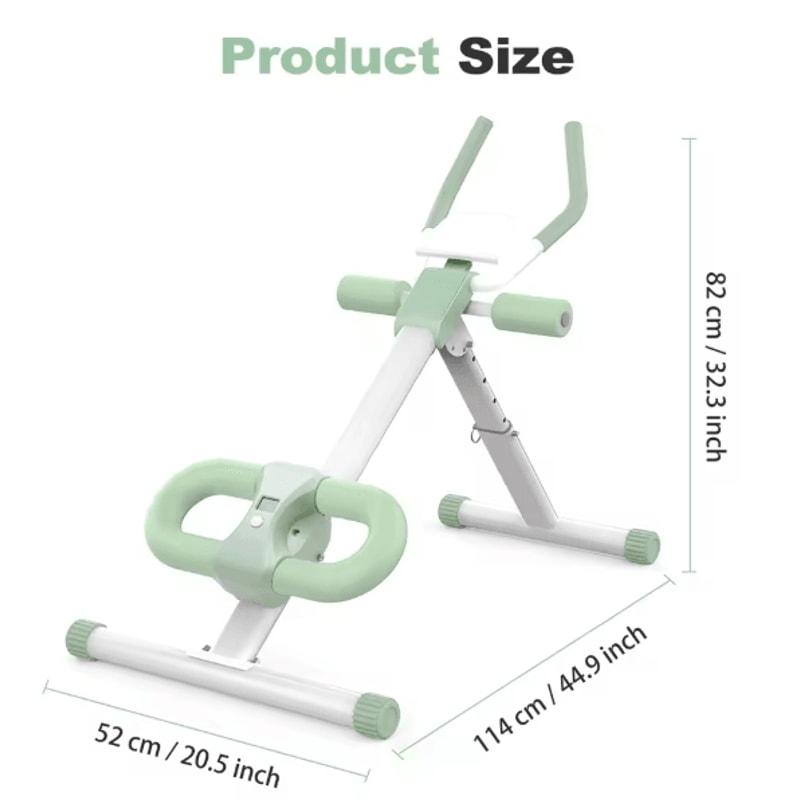 Adjustable Folding Ab Workout Machine Crunch Trainer For Core And Full Body Home Workouts 7