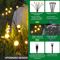 8 Head Solar Firefly Lights Waterproof Swaying Outdoor Garden Pathway Lights With Flexible Stems 3