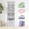 2 Or 4 Tier Rolling Laundry Hamper Cart With Removable Baskets And 360 Wheels For Easy Sorting In W