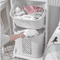 2 Or 4 Tier Rolling Laundry Hamper Cart With Removable Baskets And 360 Wheels For Easy Sorting In W